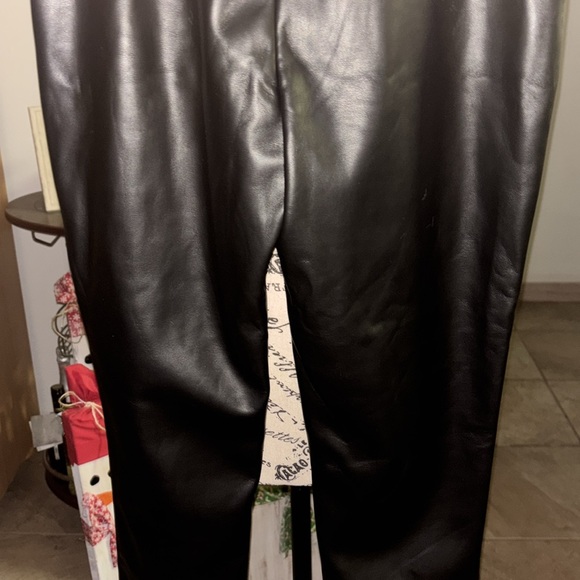 J.LING SLEEK BLACK BIKER PANTS - Picture 7 of 11